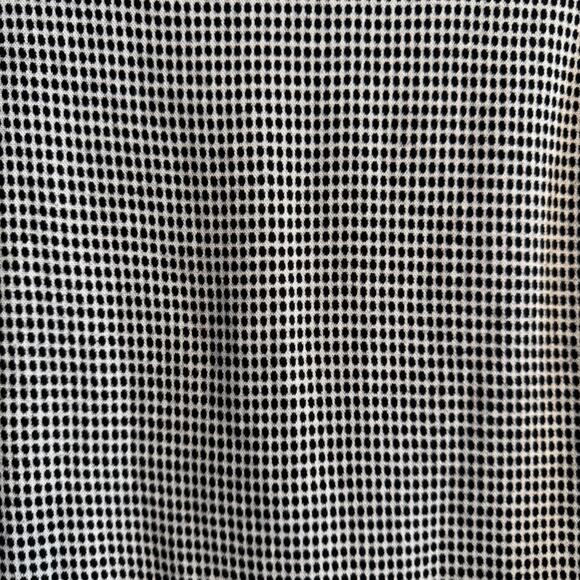 Talbots Polka Dot Top Black White Back Button Slit 3/4 Sleeve Sz 1X Women's - Picture 2 of 6